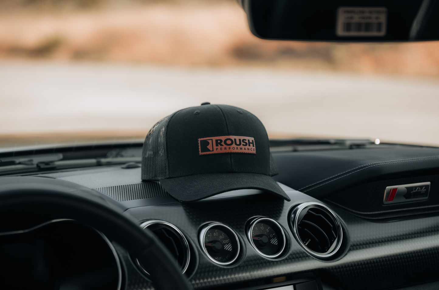 Roush Performance Leather Patch Hat